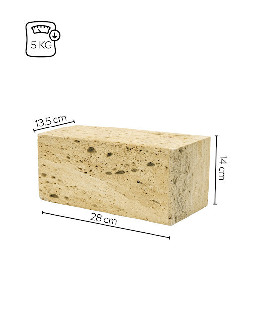 Handmade Travertine Stone Lamp: Perforated Modern Ambient Lighting| Warm ambient lighting for cozy home décor| Unique handcrafted home gifts for her| Decorative lamps for living room and bedroom